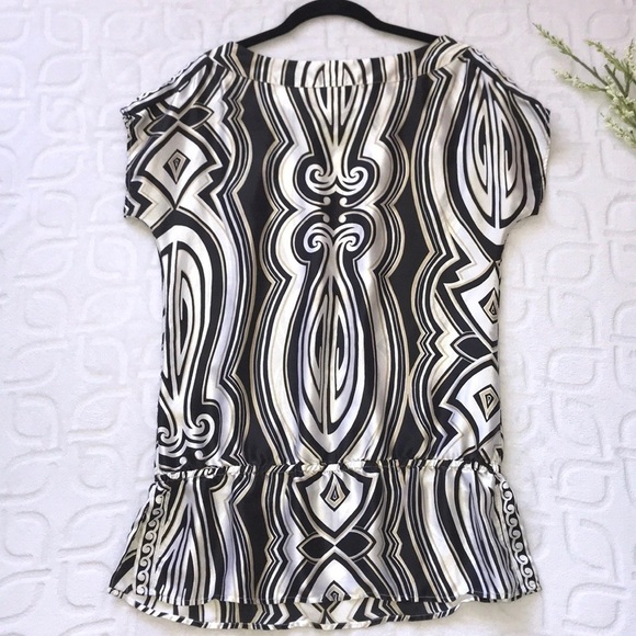 WHBM 100% Silk Tunic Top Blouse Size Small Career Casual Business Date - Picture 5 of 7